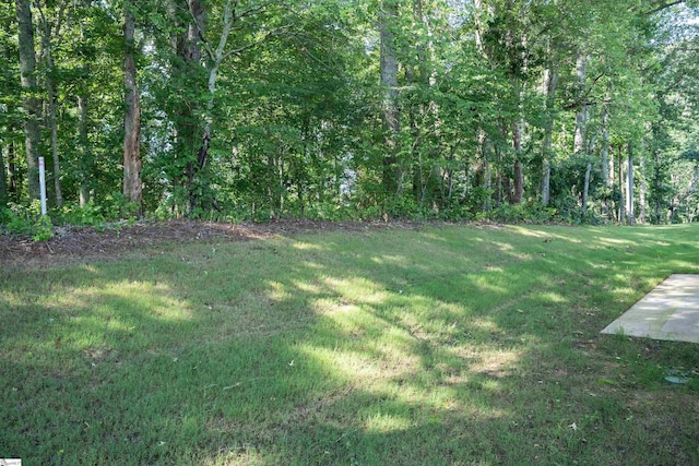111 Caylee Way, Chesnee, SC 29323 - view of green lawn with a wooded view