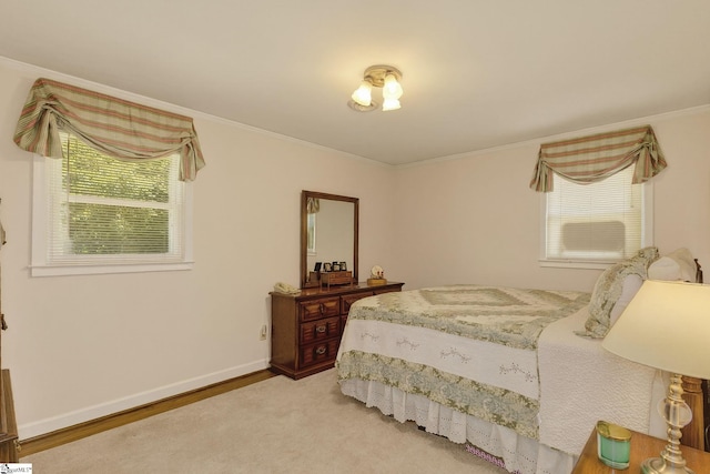 306 Verner Dr, Greenville, SC 29617 - bedroom featuring ornamental molding and light wood-style floors