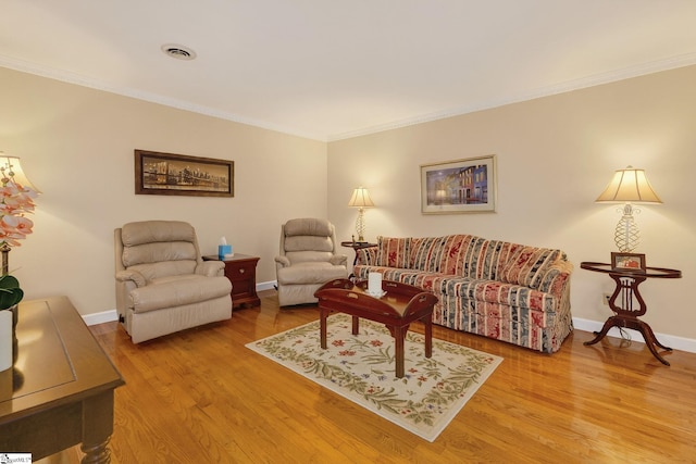 306 Verner Dr, Greenville, SC 29617 - living area featuring crown molding and wood finished floors
