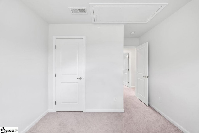 202 Huron Way, Greenville, SC 29607 - unfurnished bedroom featuring attic access and light carpet