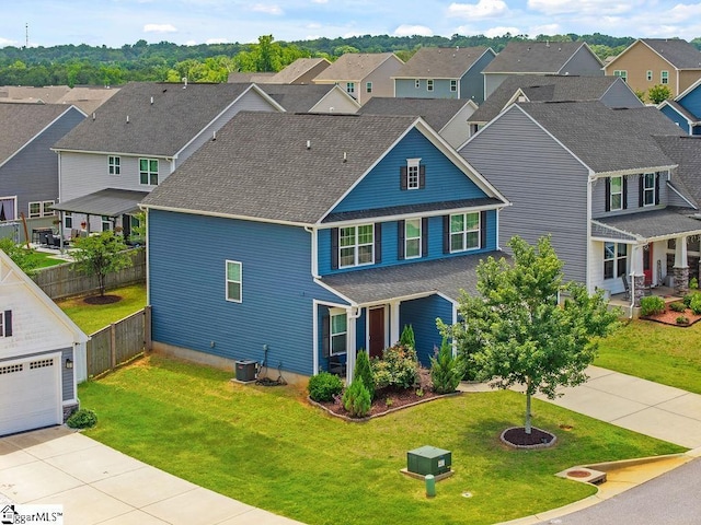 202 Huron Way, Greenville, SC 29607 - view of front of house with concrete driveway, a residential view, and a garage