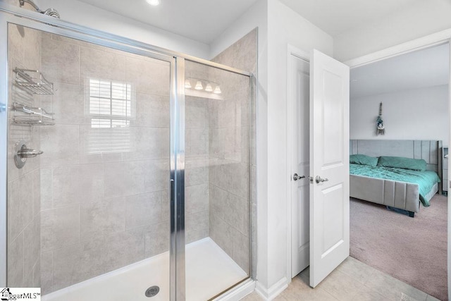 202 Huron Way, Greenville, SC 29607 - ensuite bathroom with a stall shower and tile patterned flooring