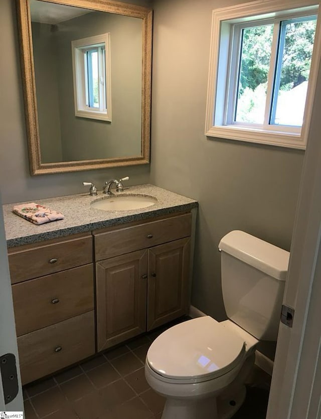 23 N Greenwood Avenue Extension, Ware Shoals, SC 29692 - bathroom with vanity and tile patterned flooring