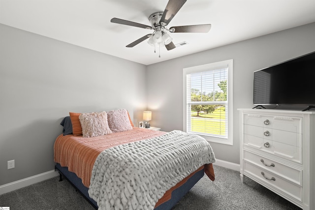 417 Addison Cir, Pelzer, SC 29669 - bedroom featuring carpet and ceiling fan