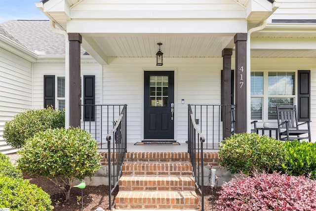 417 Addison Cir, Pelzer, SC 29669 - property entrance with covered porch