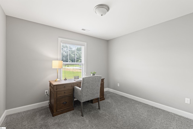 417 Addison Cir, Pelzer, SC 29669 - office area featuring baseboards and carpet flooring