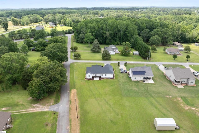 417 Addison Cir, Pelzer, SC 29669 - aerial view of property's location featuring a heavily wooded area and nearby suburban area