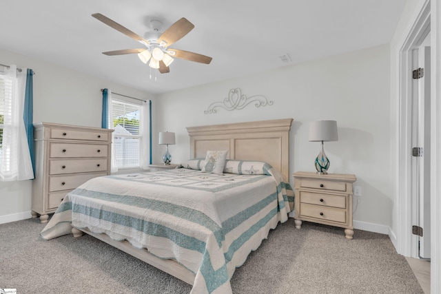 118 Sylvester St, Fountain Inn, SC 29644 - bedroom with light carpet and ceiling fan