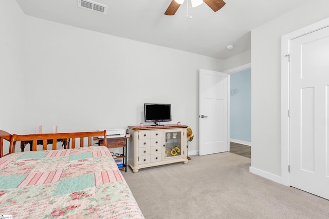 118 Sylvester St, Fountain Inn, SC 29644 - carpeted bedroom featuring baseboards and ceiling fan