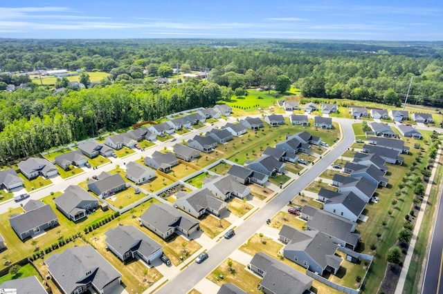 118 Sylvester St, Fountain Inn, SC 29644 - aerial perspective of suburban area featuring a forest