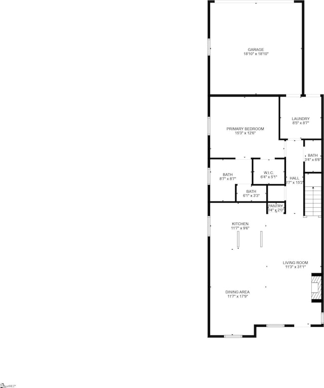 111 Fuller Estate Dr, Clemson, SC 29631 - view of room layout