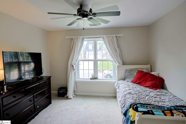 11 Hickory Hollow Ct, Greenville, SC 29607 - carpeted bedroom with baseboards and ceiling fan