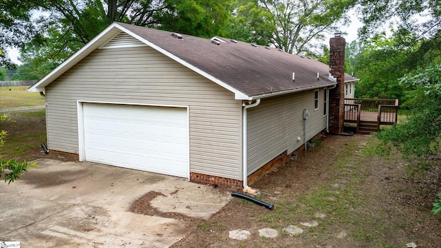10628 Augusta Rd, Belton, SC 29627 - view of detached garage