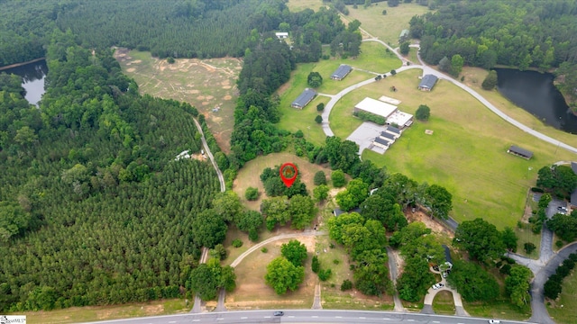10628 Augusta Rd, Belton, SC 29627 - aerial view of property's location with a forest