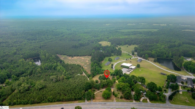 10628 Augusta Rd, Belton, SC 29627 - aerial view of property and surrounding area with a forest