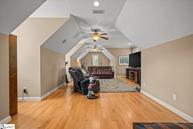 112 Griffith Hill Way, Greer, SC 29650 - living area with ceiling fan, wood finished floors, and recessed lighting