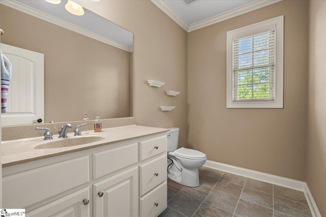 112 Griffith Hill Way, Greer, SC 29650 - bathroom with vanity and ornamental molding