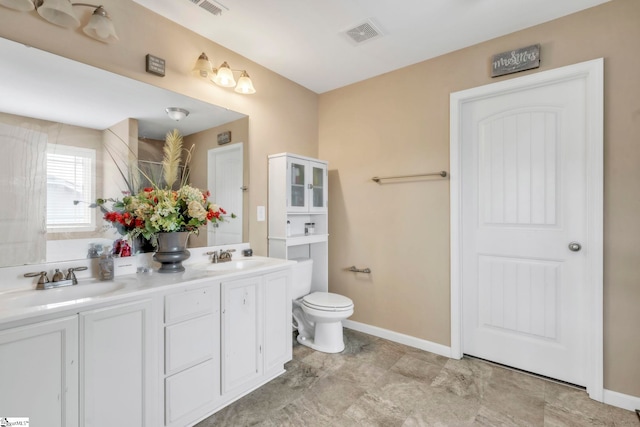 8 Rivanna Dr, Anderson, SC 29625 - bathroom with double vanity and baseboards