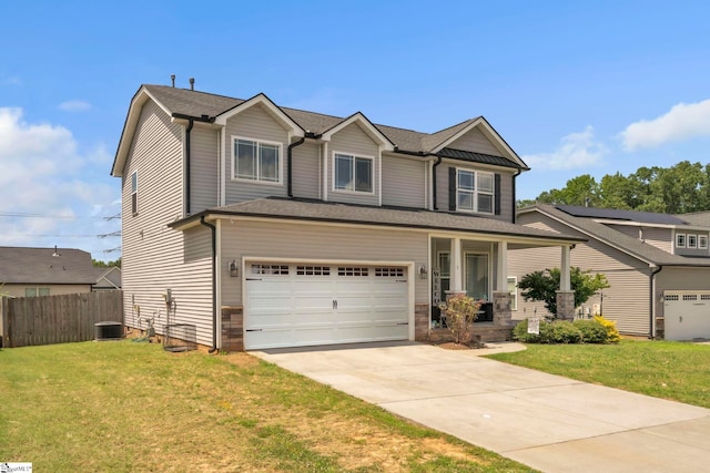 8 Rivanna Dr, Anderson, SC 29625 - craftsman house featuring an attached garage, driveway, and covered porch