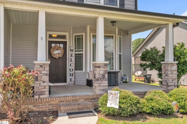 8 Rivanna Dr, Anderson, SC 29625 - property entrance featuring covered porch