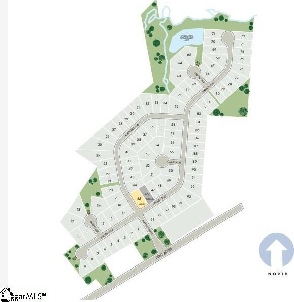 234 Maxwell Dr, Easley, SC 29642 - parcel map
