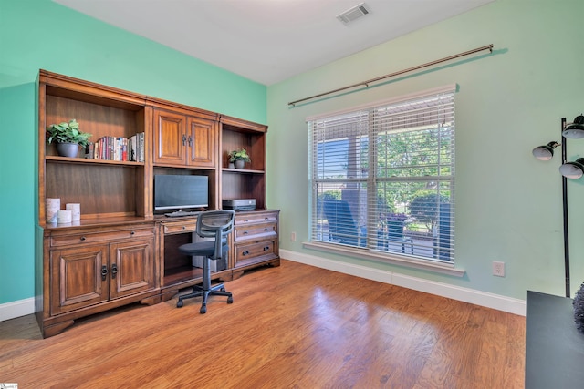 402 Birchbark Ln, Lyman, SC 29365 - home office with baseboards and light wood-type flooring