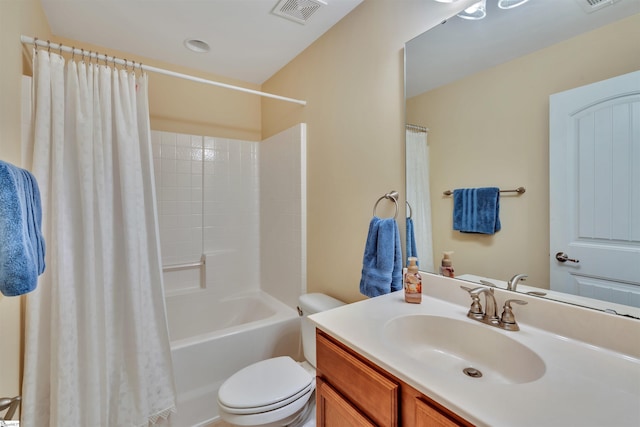 402 Birchbark Ln, Lyman, SC 29365 - bathroom featuring vanity and shower / bathtub combination with curtain