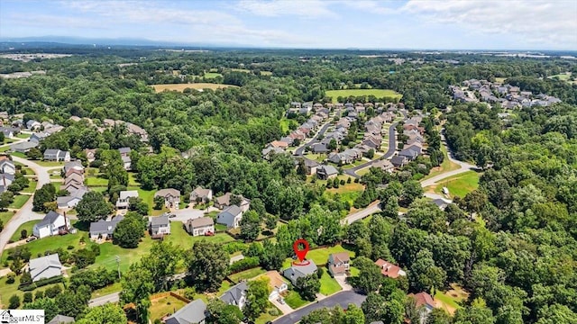 521 Omniwood Ct, Greer, SC 29651 - aerial overview of property's location featuring nearby suburban area