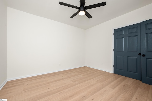 307 Echols St, Greenville, SC 29601 - empty room with light wood-type flooring and a ceiling fan