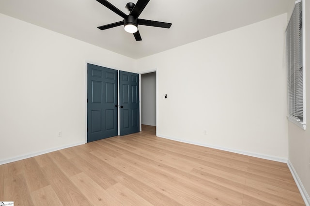 307 Echols St, Greenville, SC 29601 - unfurnished bedroom featuring light wood finished floors and ceiling fan