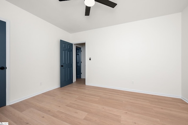 307 Echols St, Greenville, SC 29601 - unfurnished room featuring ceiling fan and light wood-style floors