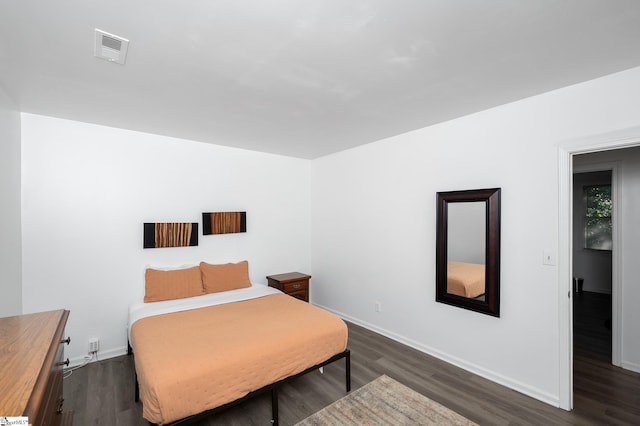 307 Echols St, Greenville, SC 29601 - bedroom featuring dark wood-style flooring and baseboards