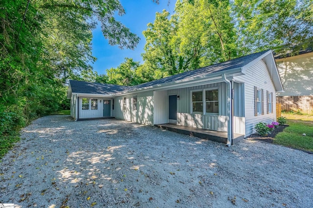 307 Echols St, Greenville, SC 29601 - single story home with a porch and board and batten siding