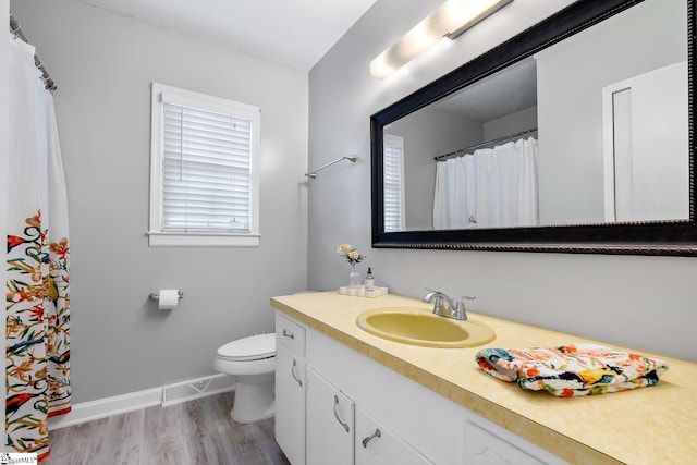 1706 Park Dr, Anderson, SC 29625 - bathroom featuring vanity and wood finished floors