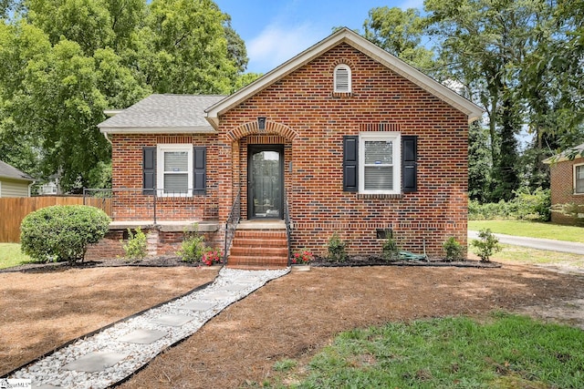 1706 Park Dr, Anderson, SC 29625 - view of front facade with brick siding and roof with shingles