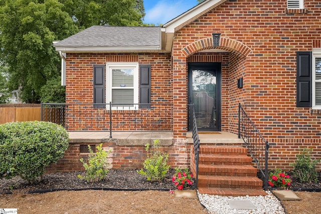 1706 Park Dr, Anderson, SC 29625 - doorway to property featuring brick siding