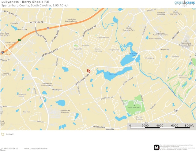 Berry Shoals Rd, Duncan, SC 29334