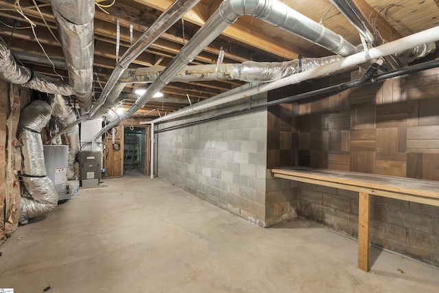 505 E Hackney Rd, Greer, SC 29650 - unfinished below grade area featuring gas water heater