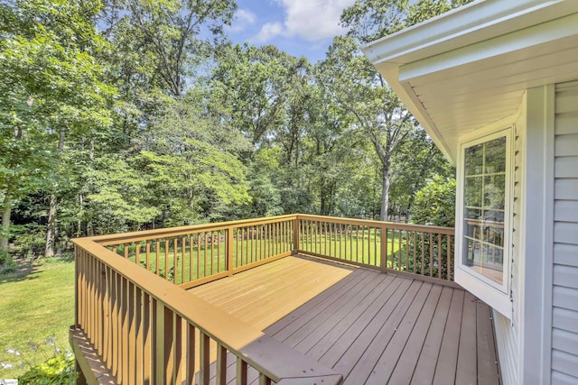 505 E Hackney Rd, Greer, SC 29650 - deck featuring a lawn