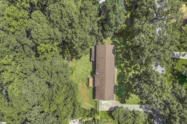 505 E Hackney Rd, Greer, SC 29650 - aerial view of property's location featuring a heavily wooded area