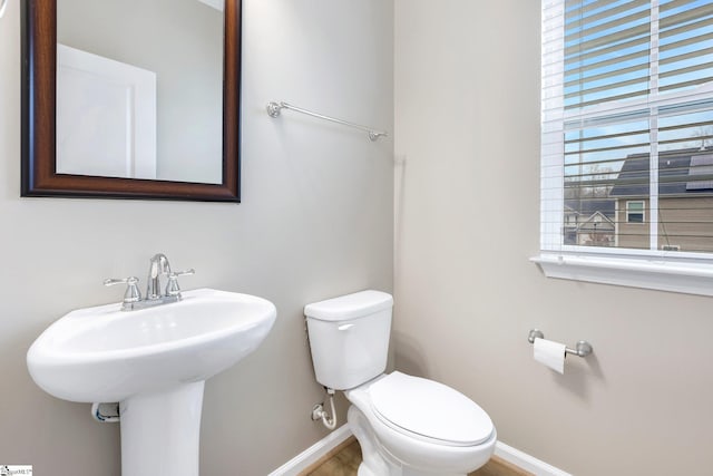 463 Lynnell Way, Moore, SC 29369 - bathroom with baseboards and wood finished floors