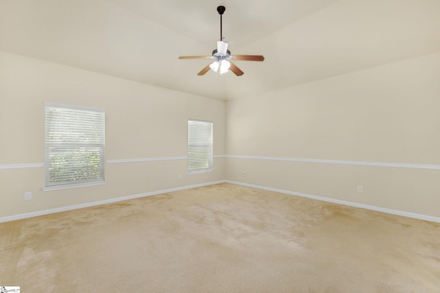 27 Dandie Dr, Simpsonville, SC 29680 - spare room with plenty of natural light, a ceiling fan, and light carpet