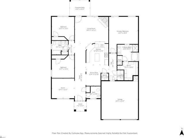 27 Dandie Dr, Simpsonville, SC 29680 - view of floor plan / room layout
