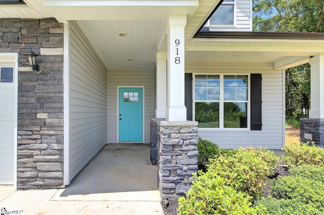 918 Belton Hwy, Williamston, SC 29691 - entrance to property with stone siding and a porch