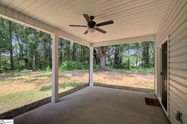 918 Belton Hwy, Williamston, SC 29691 - view of patio / terrace featuring a ceiling fan