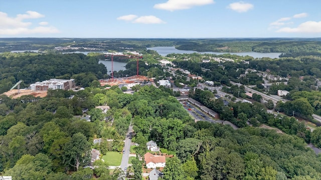 260 Riggs Dr, Clemson, SC 29631 - drone / aerial view of a large body of water and a forest