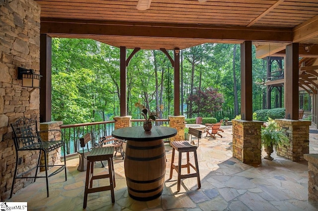 915 Rippling Water Way, Salem, SC 29676 - view of patio featuring outdoor dining area and a fire pit