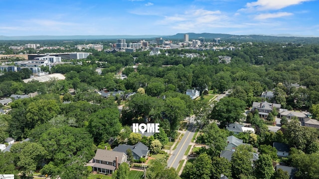 306 Mcdaniel Ave, Greenville, SC 29601 - aerial overview of property's location featuring mountains