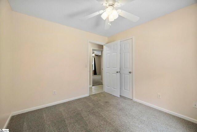 210 Admiral Ln, Greer, SC 29650 - unfurnished bedroom with carpet floors and a ceiling fan