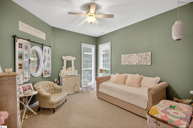 109 Tall Ship Dr, Anderson, SC 29625 - bedroom featuring carpet flooring and ceiling fan